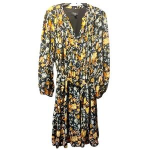 MSK Women’s Long Sleeve Floral fit & Flare Dress size 20